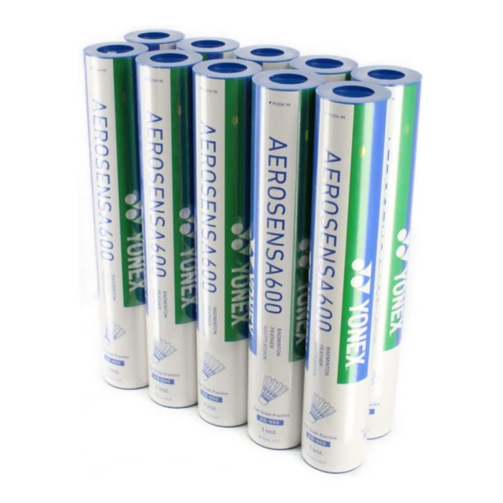 YONEX Aero Sensor 600 Badminton Training Shuttlecocks 10 Dozen 120 Pieces