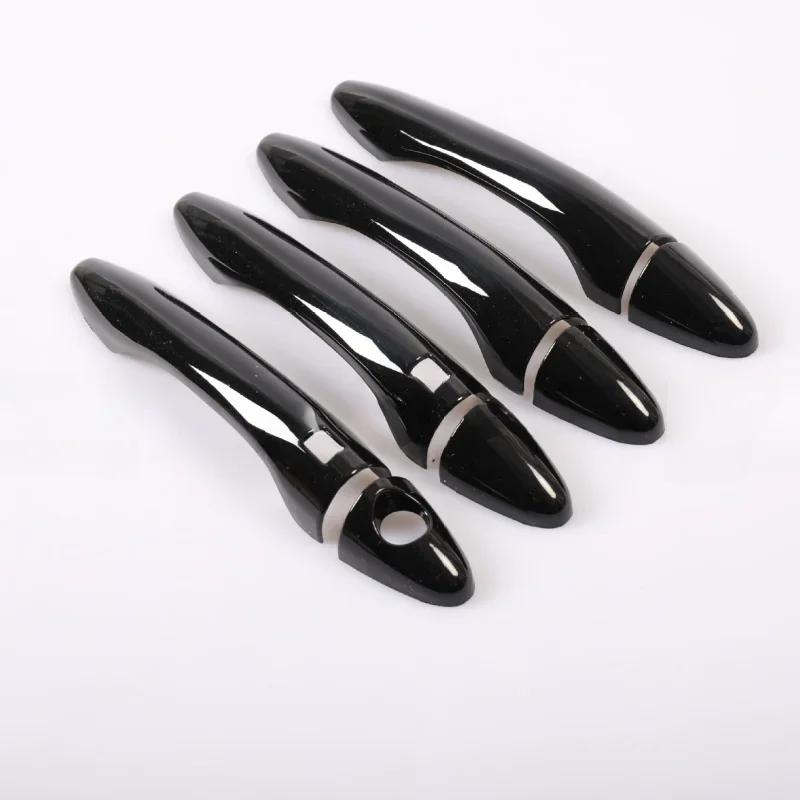 Pro Kia Optima K5 2011-2015 Smart Car Car Carbon Fiber Style Vnější klika dveří Lišta Kryt Samolepka Dekorace Auto Příslušenství