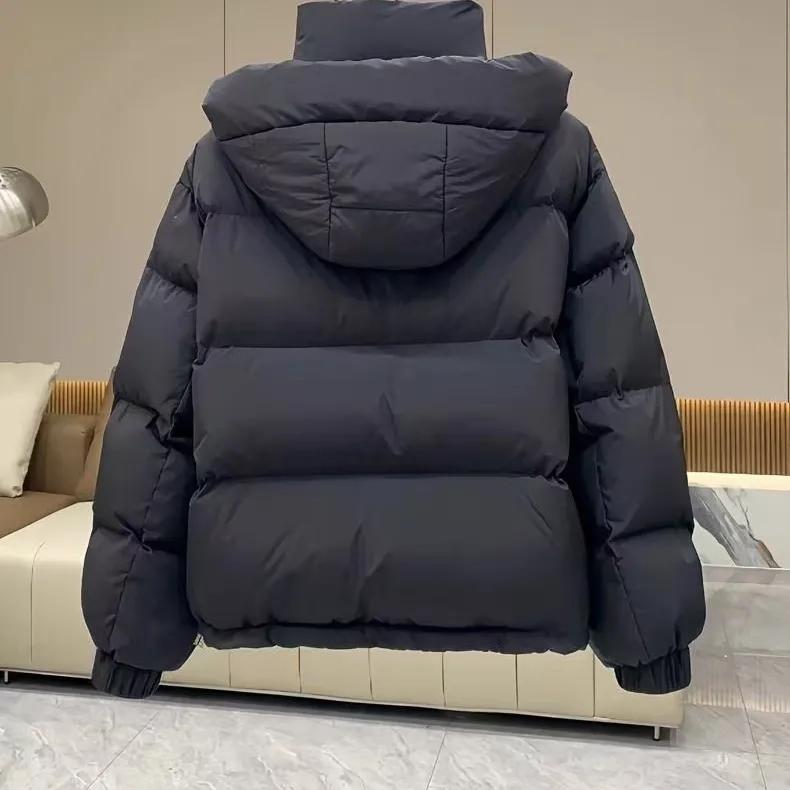 Damen Herbst Winter Verdicken Warme Kapuzenjacke Damen Design Kurze Parkas