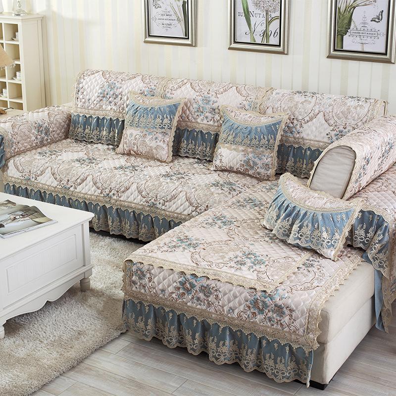 

Диванная подушка в европейском стиле, нескользящая высокоточная жаккардовая подушка, универсальная кожаная подушка Four Seasons, все включено 90X210cm 1pcs