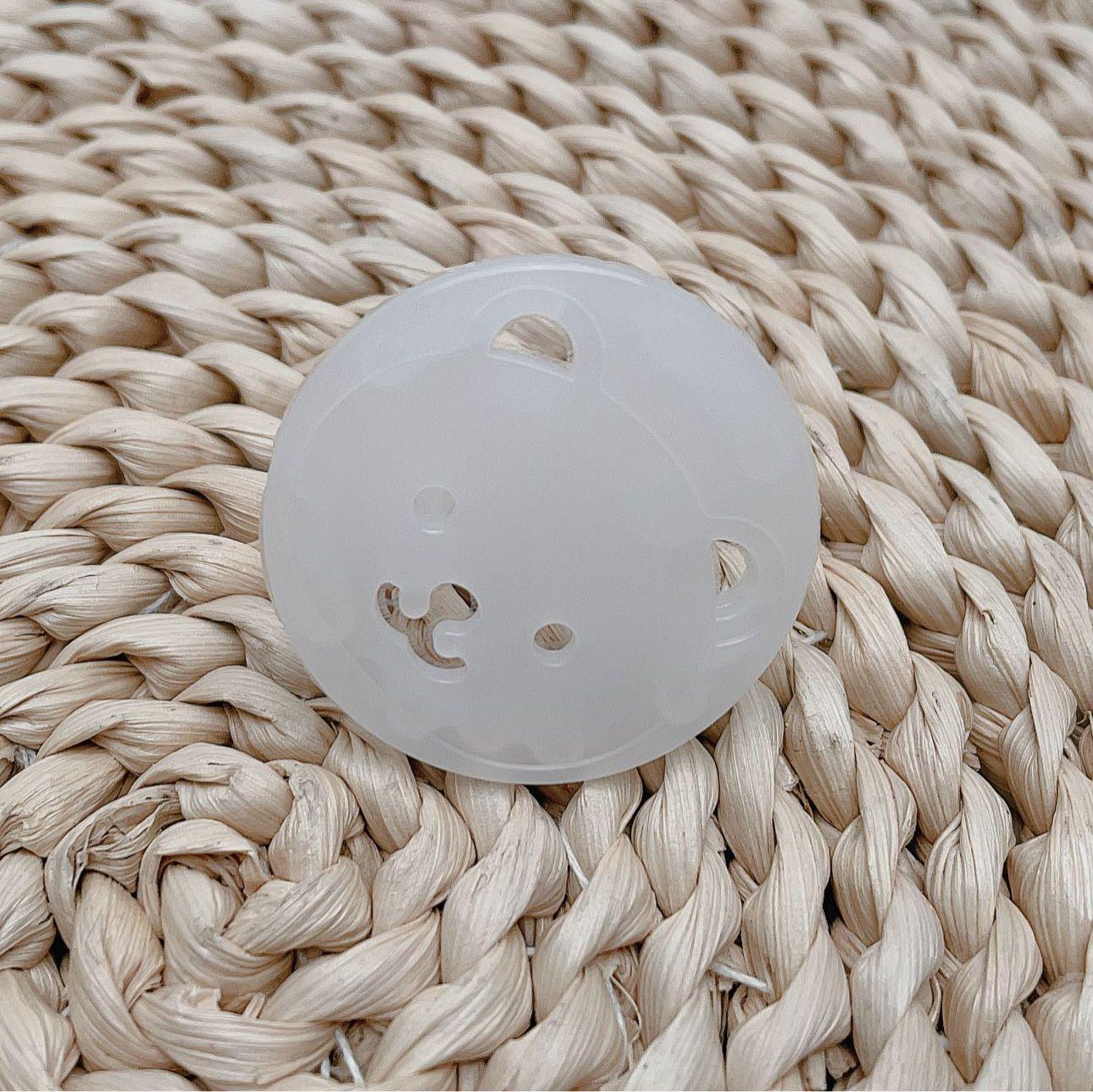 

Защитная накладка на электрическую розетку для детской безопасности «Маленький медвежонок» - Круглая и утолщенная для защиты от поражения электрическим током