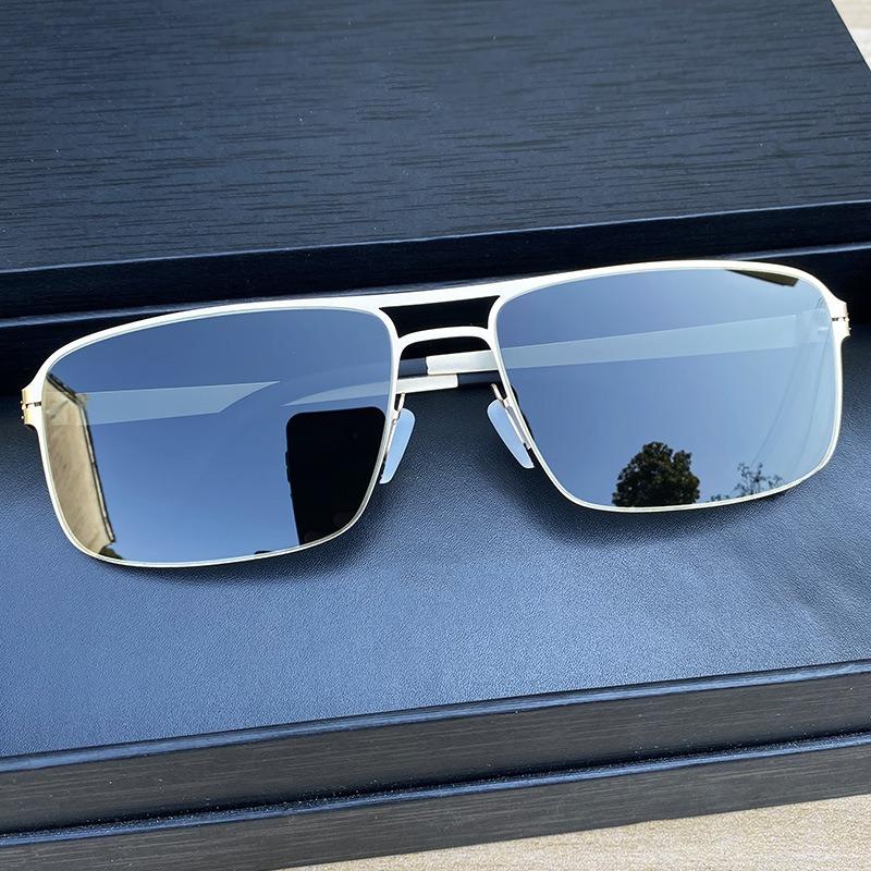 Non-polarized Vintage FULL Fram Square Sunglasses Women Men Sunscreen Driving Eyeglasses