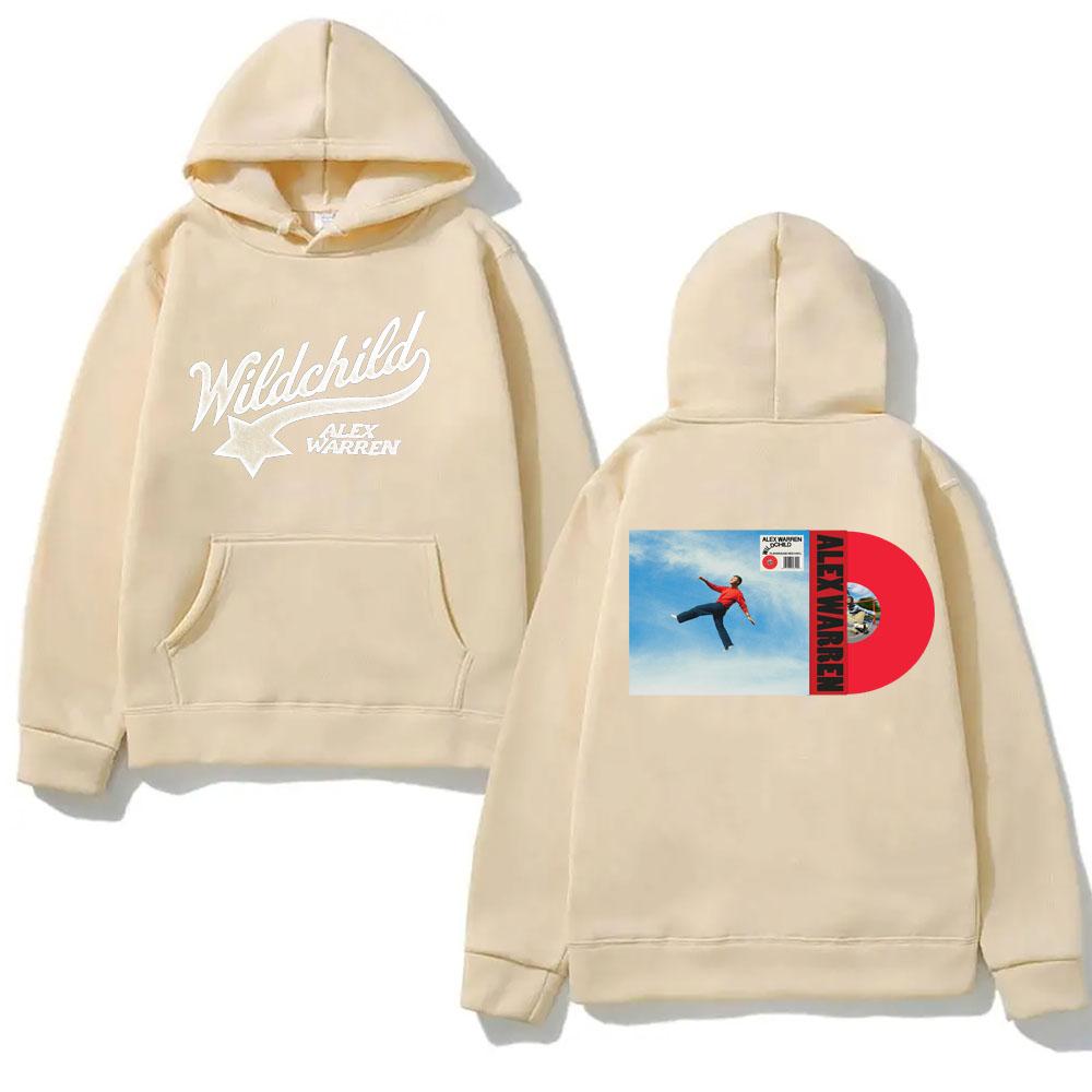 Alex Warren 2026 New Album WILDCHILD Pattern Printing Fashion Man Unisex Moletom for Autumn Winter with Hooded Comfortable Hoody