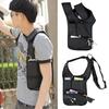 Fashion Mens Antitheft Phone Package Black Shoulder Bag Hidden Backpack For Casual Use