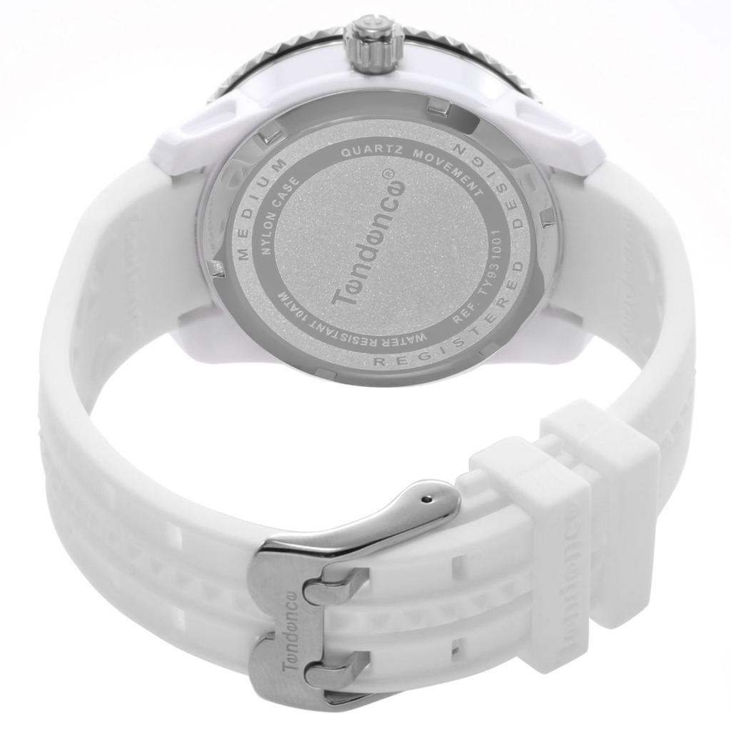 TENDENCE Gulliver Medium white dial stainless steel mineral glass quartz 42MM Watch TY931001 women's