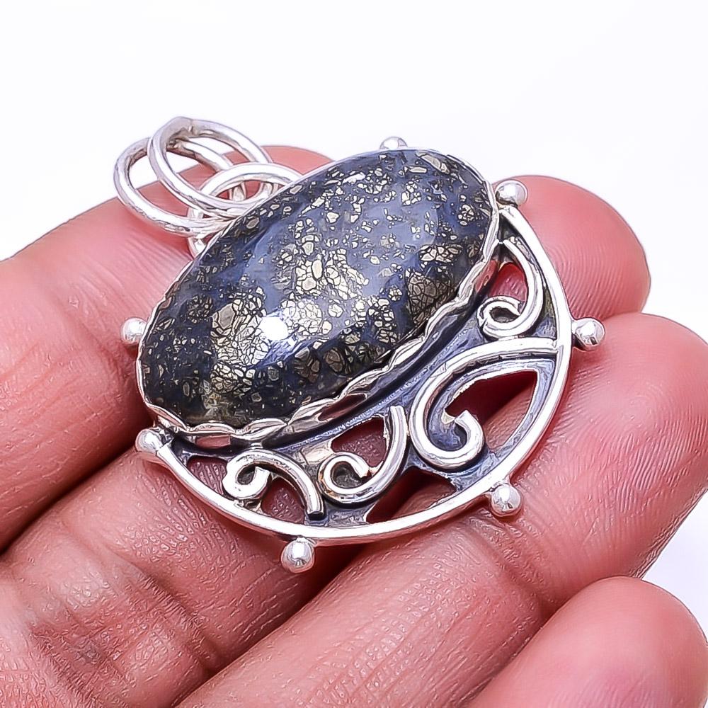 

Марказит - Подвеска Callahan Mine ручной работы из стерлингового серебра 925 пробы 1,56 дюйма P805231645