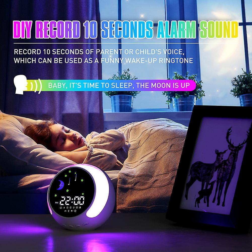 Recordable Ringtone Alarm Clock Wireless Speaker Smart Portable Stereo Sound Box for Home Bedroom