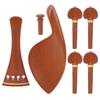 Geigenteile mit Kinnhalter Endstift Saitenhalter Holz Wirbel 44 Beschlagsatz Ersatz