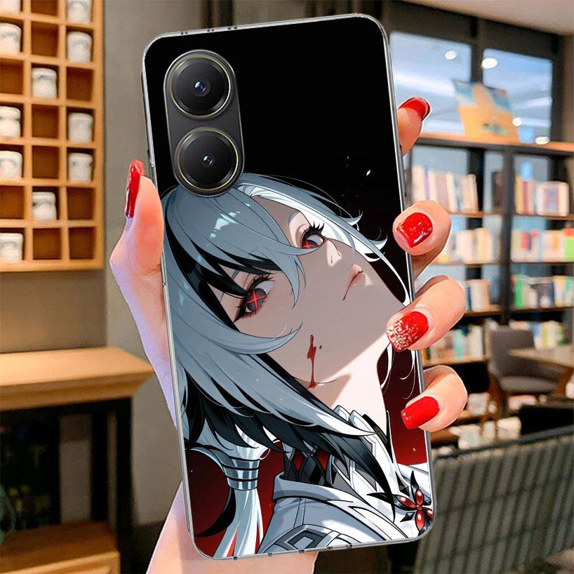 Arlecchino Genshin Impact Phone Case For Xiaomi Poco F7 Ultra X7 X6 X5 Pro M7 Redmi 15C 15 13C 13 12C 12 10C 10 9A 9C 9T 9 Shell