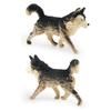 Dog Figurines Playset 8PCS Realistic Detailed Plastic Puppy Figures Toy Dogs Cake Topper for Kids