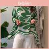 Camicetta in Chiffon con Stampa Digitale per Donna Primavera Casual Vestibilità Larga