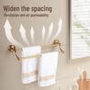 Yipan Antique European Brass Twist Towel Rack & Soap Dish