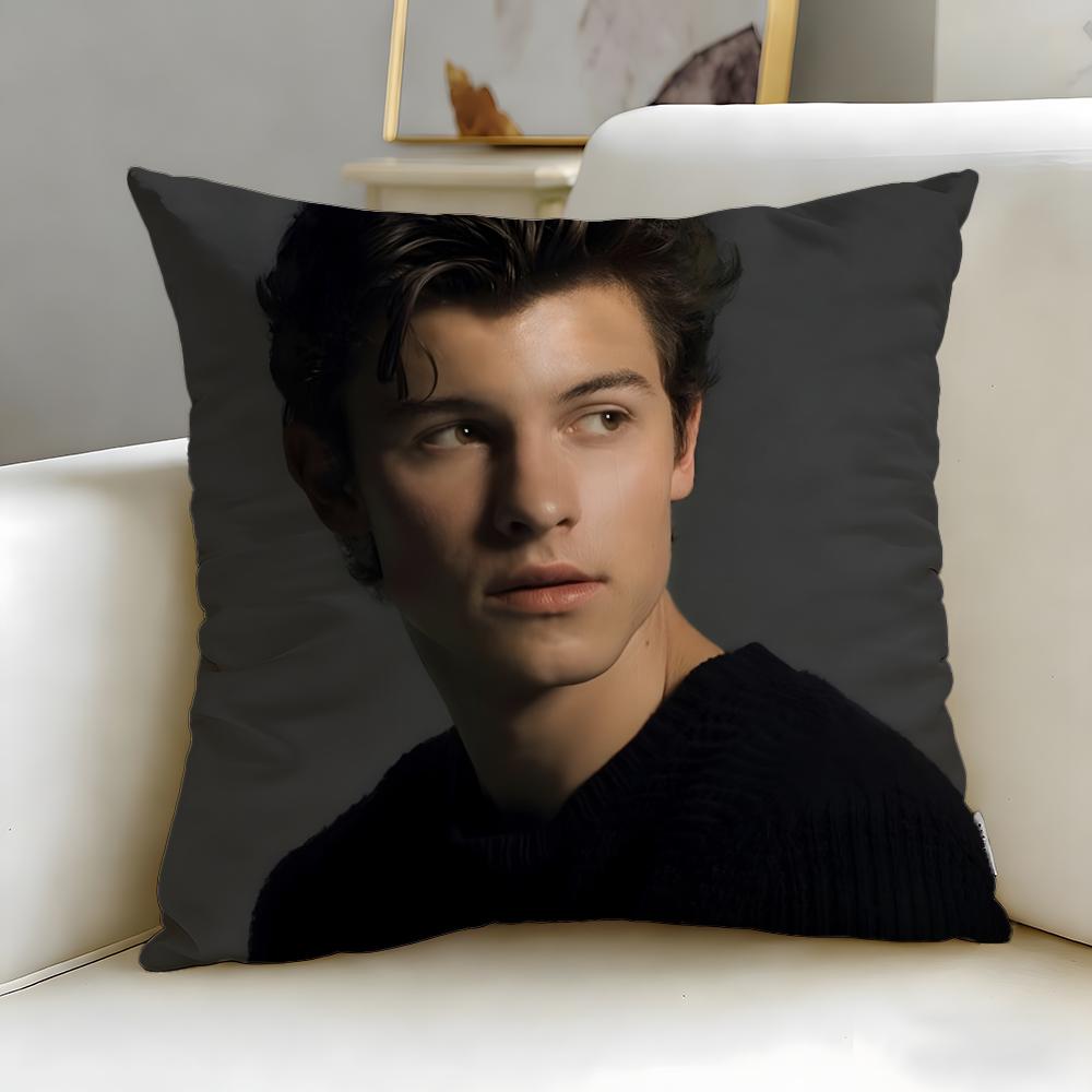 popular singer Shawn Mendes Cushion Cover Soft & Easy-Wash Pillow Case – Versatile for Couch, Bed, Travel and Office
