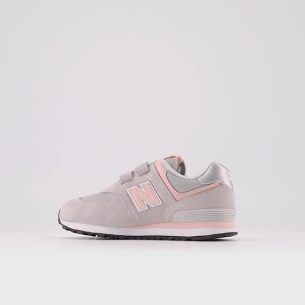 Sneakers New Balance Grey/pink 574 Core Hook & Loop