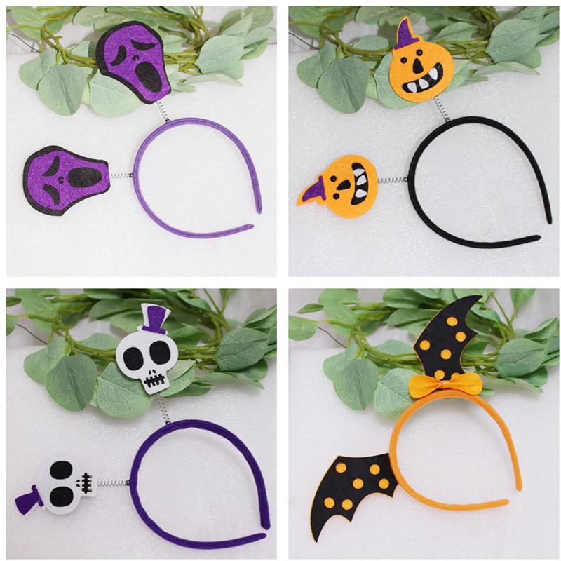 Halloween Cute Spider & Witch Hat Headbands for Adults & Kids - Sweet Pirate & Magic Pumpkin Designs