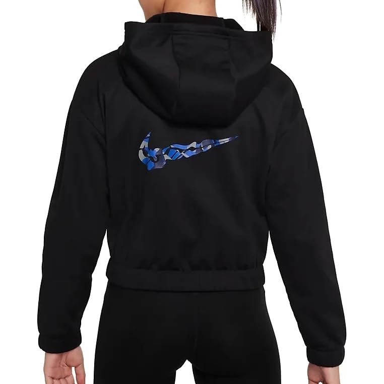 Nike Junior Training Hoodie (Girls) Full-Zip DX4991-010 (Size 130)