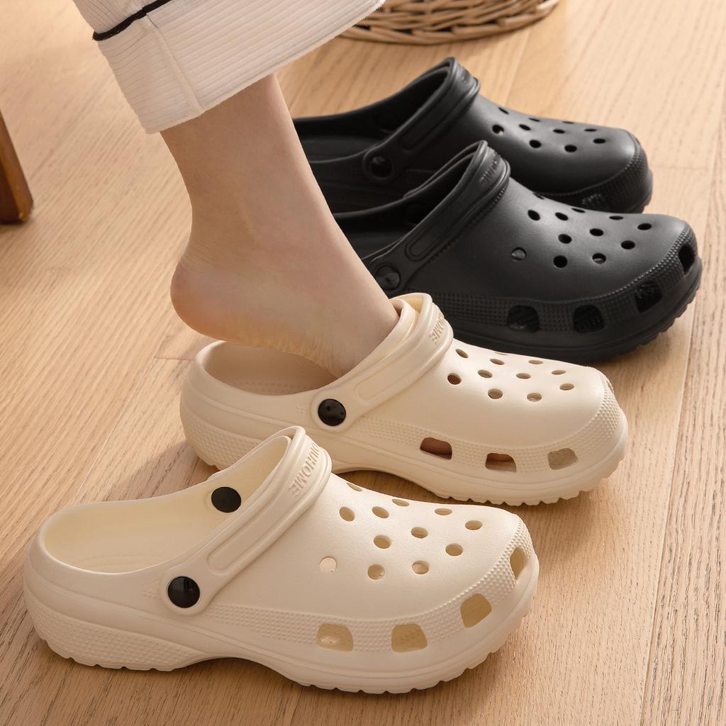 Platformové dámské dřeváky Boty Pláž Zahrada Silná podrážka Sandály Módní Lehké Protiskluzové Pantofle Vnitřní Venkovní Pánské Děrované boty