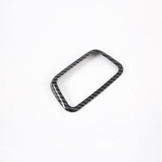 ABS Carbon Fiber Headlight Switch Button Cover Trim For Hyundai Tucson 2021 2022