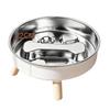 Stainless Steel Non-Slip Slow Feeder Bowl for Pets - Large Capacity for Dogs and Cats