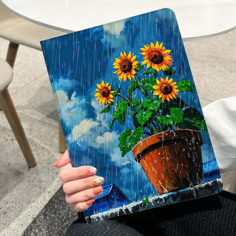 Cartoon Cat Flower For Xiaomi Redmi Mi Pad 4 5 6 6s 7 7s SE Pro 2 11 Plus Max 12.4 11 11.2 12.5 8.7 inch Tablet Case