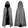 Halloween Hooded Cloak Zombie Witch Mist Devil Costume Men Women Kids Cosplay