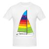 Hobie 16 Katamaran Segelboot Das Leben Ist Besser Lässiges T-Shirt Original Nische Trendy Und Personalisierte T-Shirts