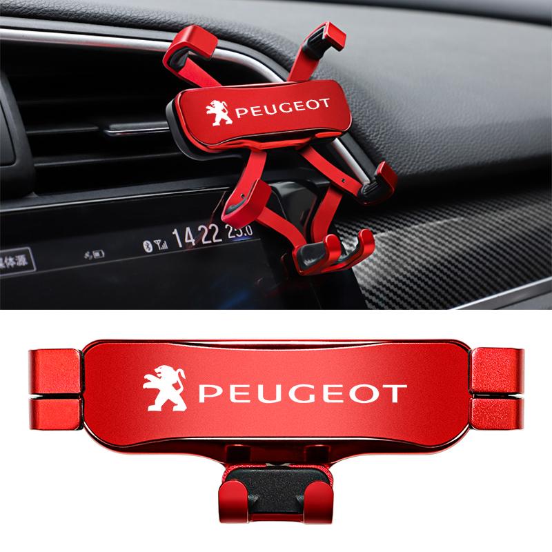 1Pcs ABS Car Phone Holder 360 Rotation Gravity Auto Grip Bracket For Peugeot 206 307 308 207 3008 208 407 508 2008 5008 301 406