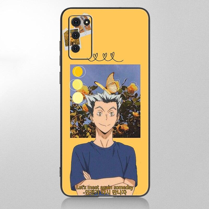 

Чехол для волейбола с аниме Oya Haikyuu для Samsung Galaxy A12 A02S A22 A32 A52 A72 A71 A51 A41 A31 A21 A11 A50 A70 A20S, черный чехол Samsung A02