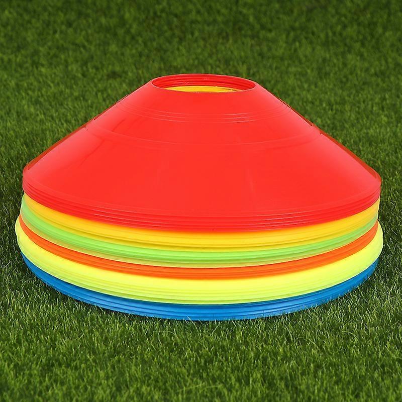 5Pcs Football Training Logo Disc Obstacle Sign Cone Disc Sport Plastic Holder Sunlight Mall