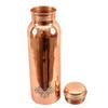 Copper Shine Finish Water Bottle – 600 ML, Pure Copper Bottle for Ayurvedic Health Benefits, Drinkware, Stylish Design for Daily Use