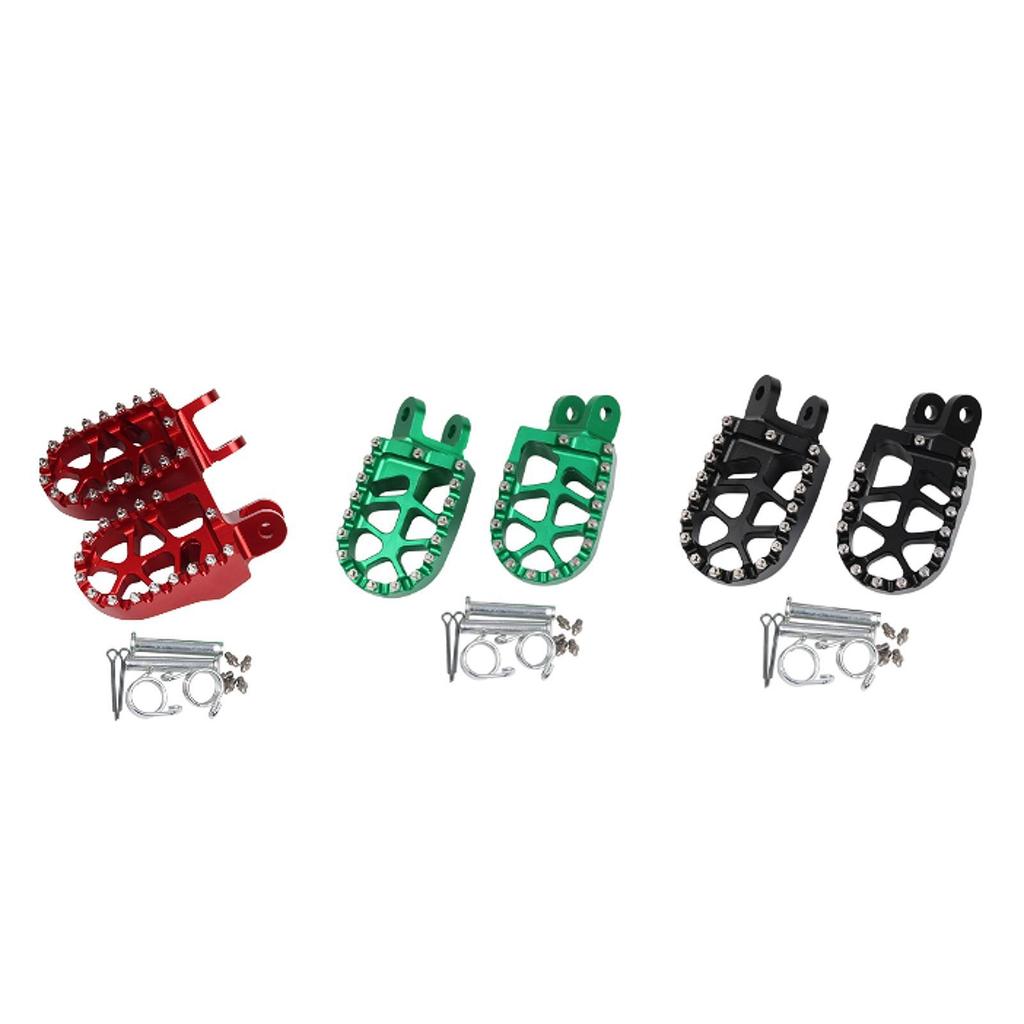 Motorcycle Foot Pegs Sturdy Modification Left Right Pedals Easy Installation for 600 XL600V for Motorbike Accessories