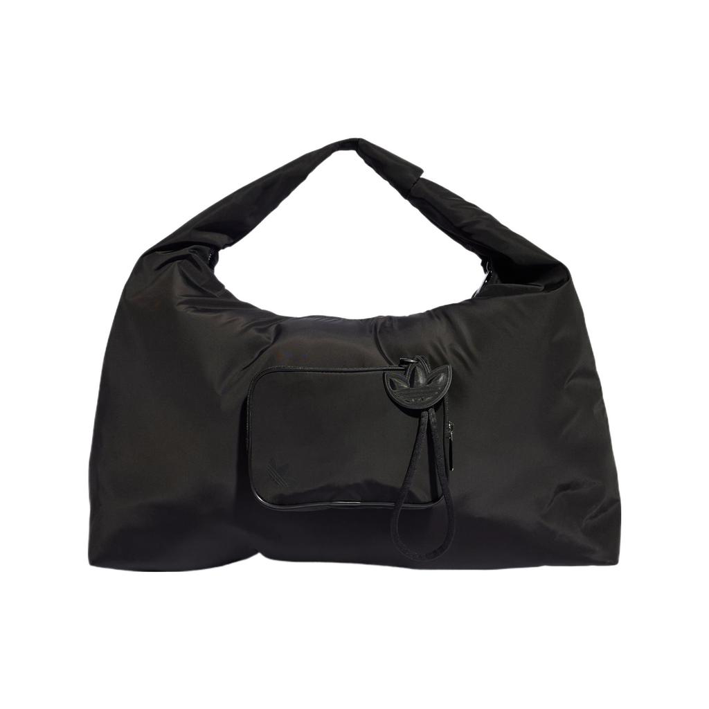 New Adidas Originals Recycled Polyester Plain Weave Cloud Bag Sports Bag Handbag Shoulder Bag Regular Women's Black IC8349