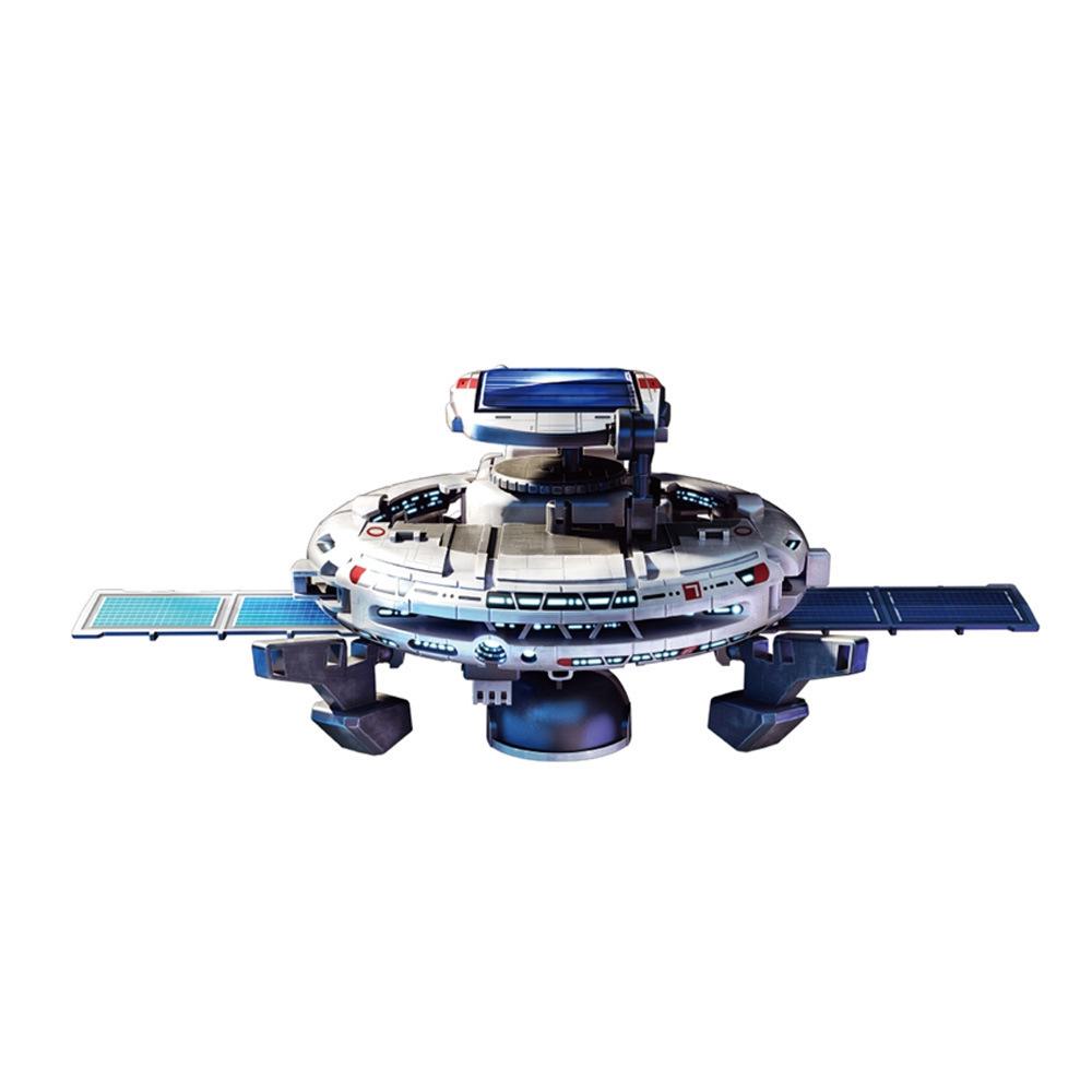 6-in-1 DIY Solar-Powered Space Building Blocks: Self-Assembled Car & Intelligent Robot Toy