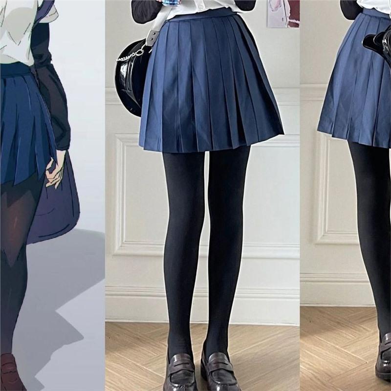 Bocchi the Rock Yamada Ryo & Kita Ikuyo JK School Uniform Cosplay Costume Full Set