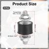 PATIKIL 4pcs 10x15mm Rubber Stud Shock Absorber M6 Rubber Insulation Mount Cylindrical Anti Vibration