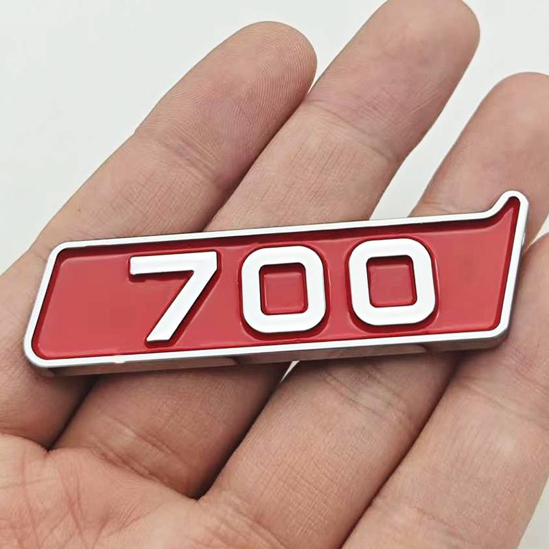 

3D ABS Car Fender Side Accessories Logo 700 Sticker Badge Sticker Decals For Mercedes Benz AMG BITURBO 700 BRABUS Auto Styling