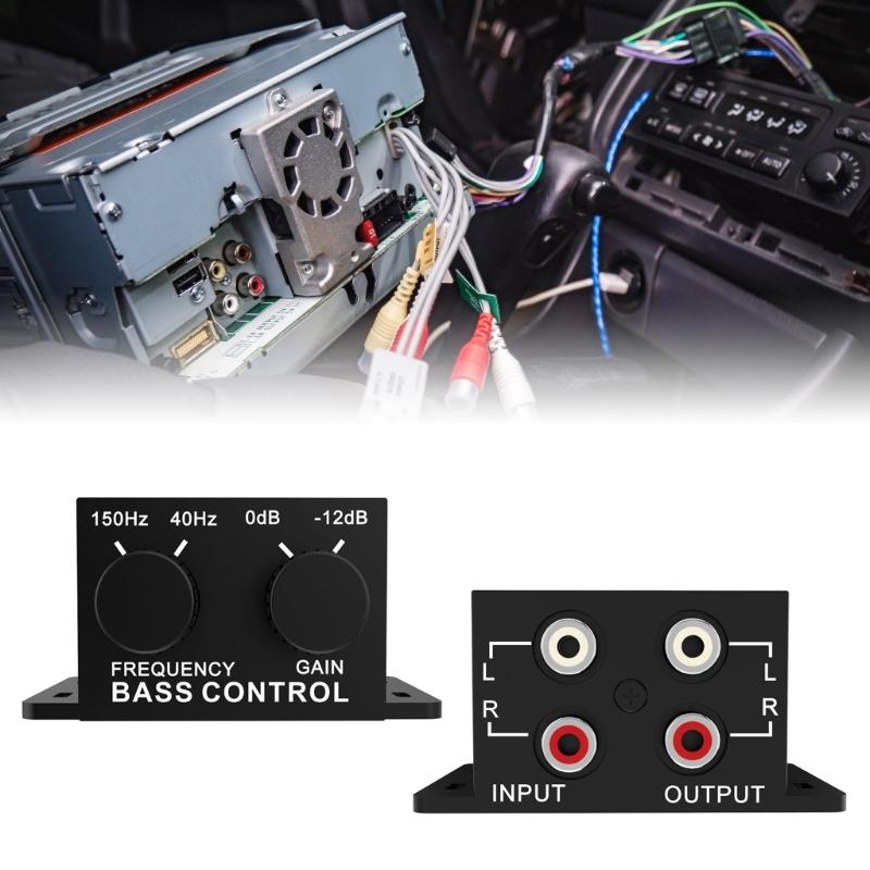 Subwoofer Bass Remote Volumes Control Knob Levels Frequency Equalizer for Car Amplifier Earbud