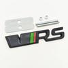 3d Metal RS Logo VRS Car Front Grill Emblem Rear Trunk Badge for Skoda VRS Octavia 1 2 3 Rapid Kodiaq Karoq Fabia Kamiq Superb EH4