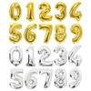 Gold Number Balloons 40 Inch Foil Balloon Adult Kids Birthday Anniversary Decoration Party Gold 0 1 2 3 4 5 6 7 8 9 Balloon