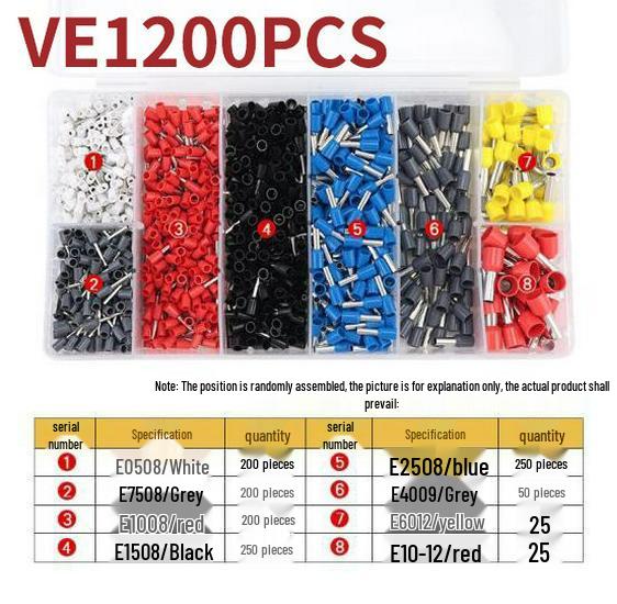 Electrician's HCS86-4A Tubular Terminal Crimping Pliers for Quick Wiring