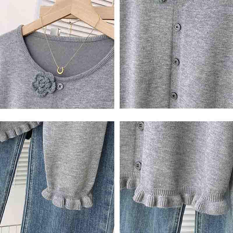 Women's Sweater Pullovers Knitted Women Sweater Autumn Winter Fashion Long Sleeve O-Neck Gray Black Sweater Women Tops Sweaters JJ56
