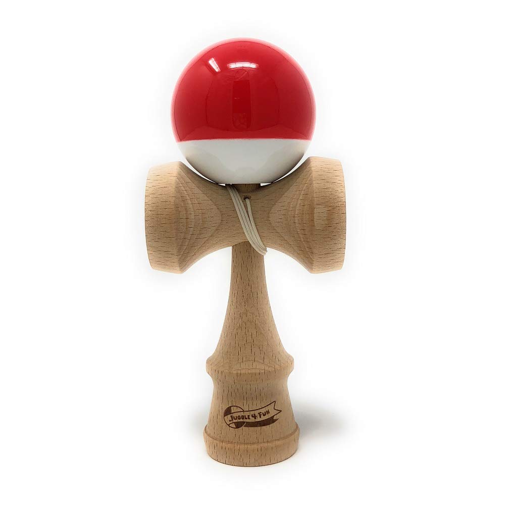Kendama spare string and JUGGLE 4FUN for children and [MyCircus] (with bag) (red white)