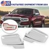 2x Chrome Mirror Cover Caps for w/Turn Signal Model For Dodge RAM 1500 2019-2024