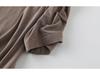 V-Neck Batwing Sleeve Women's Casual Solid T-Shirt - Spring/Summer Korean Plus Size
