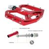 Nuevos Pedales de Bicicleta de Montaña Pedal MTB Aluminio Bicicleta Plataforma Ancha Pedales Planos 9/16" Rodamiento Sellado Pedales de Bicicleta