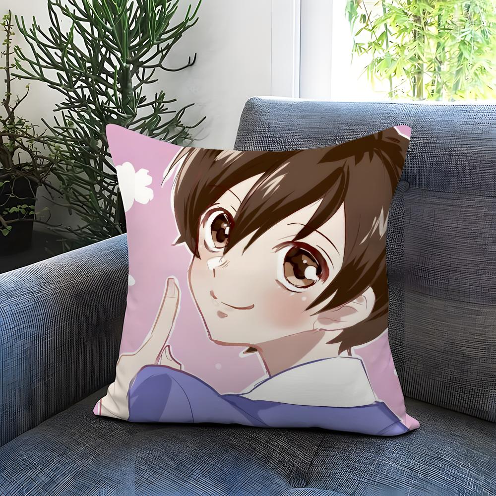 Anime Ouran High School Host Club Cushion Cover Comfortable Reversible Pillow Cover Ideal for Car Sofa Bedroom & Beyond