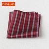 Striped Polyester Silk Pocket Square for Wedding or Business