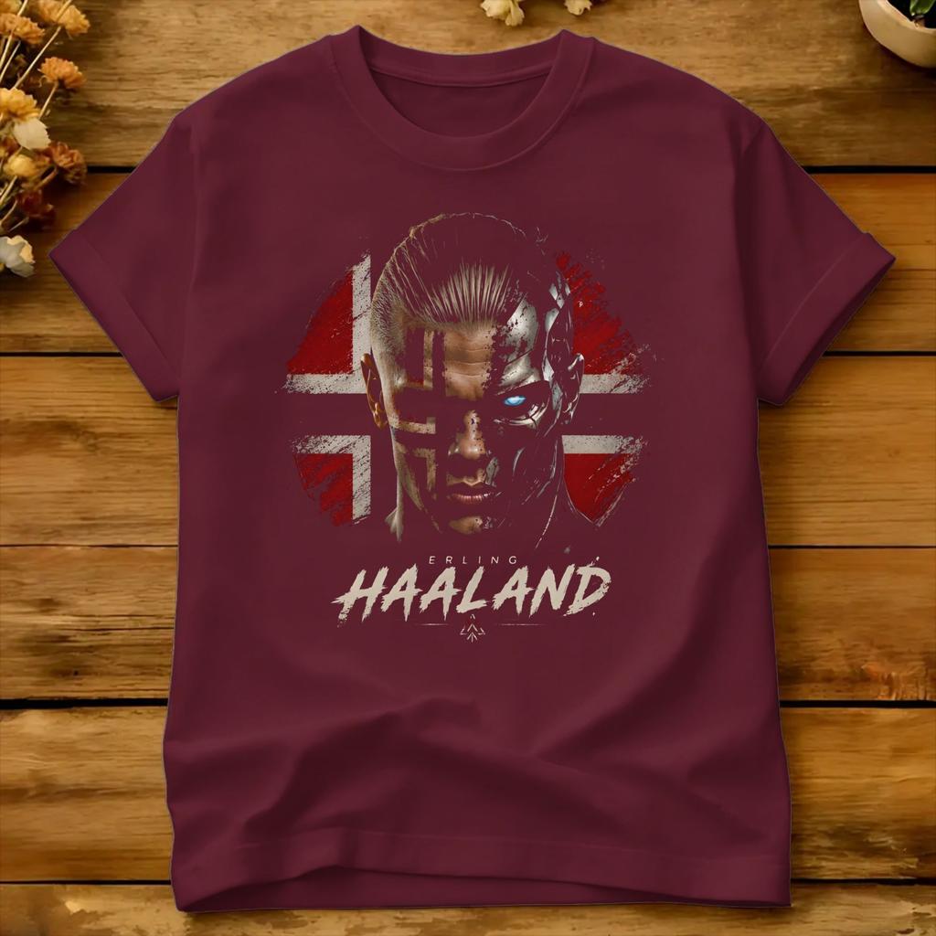 Haalandnorway T Shirt Summer Cotton Tshirts For Unisex Casual Tshirt Short Sleeve Funny Clothes