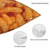 Cheetos Puff Snack Quadratische Kissenhülle Polyester Leinen Samt Muster Reißverschluss Dekor Raum Kissenbezug
