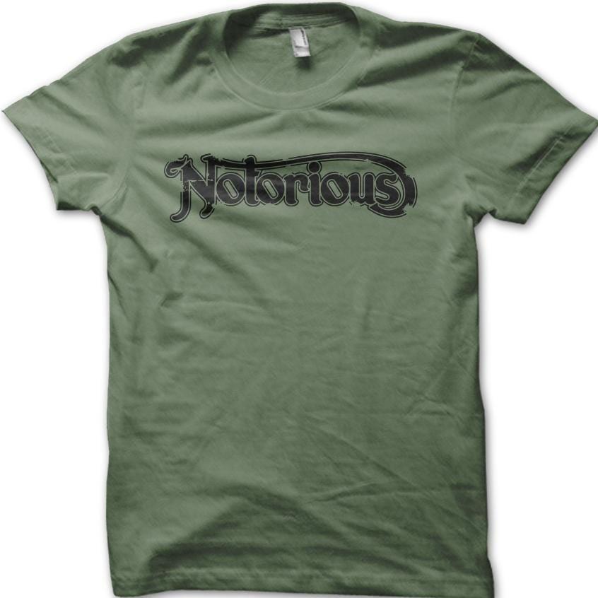 Печально известные Классические Мотоциклы Байкер Мотоцикл Классический Винтажный Байкер Футболка 6092 L